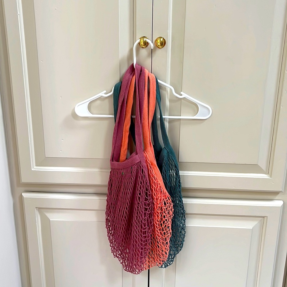 Multi-Colored Knit Tote Bags
